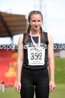 Girls under-15s long jump, North Eastern Track and Field Champs, Gateshead Stadium. Photo: David T. Hewitson/Sports for All Pics